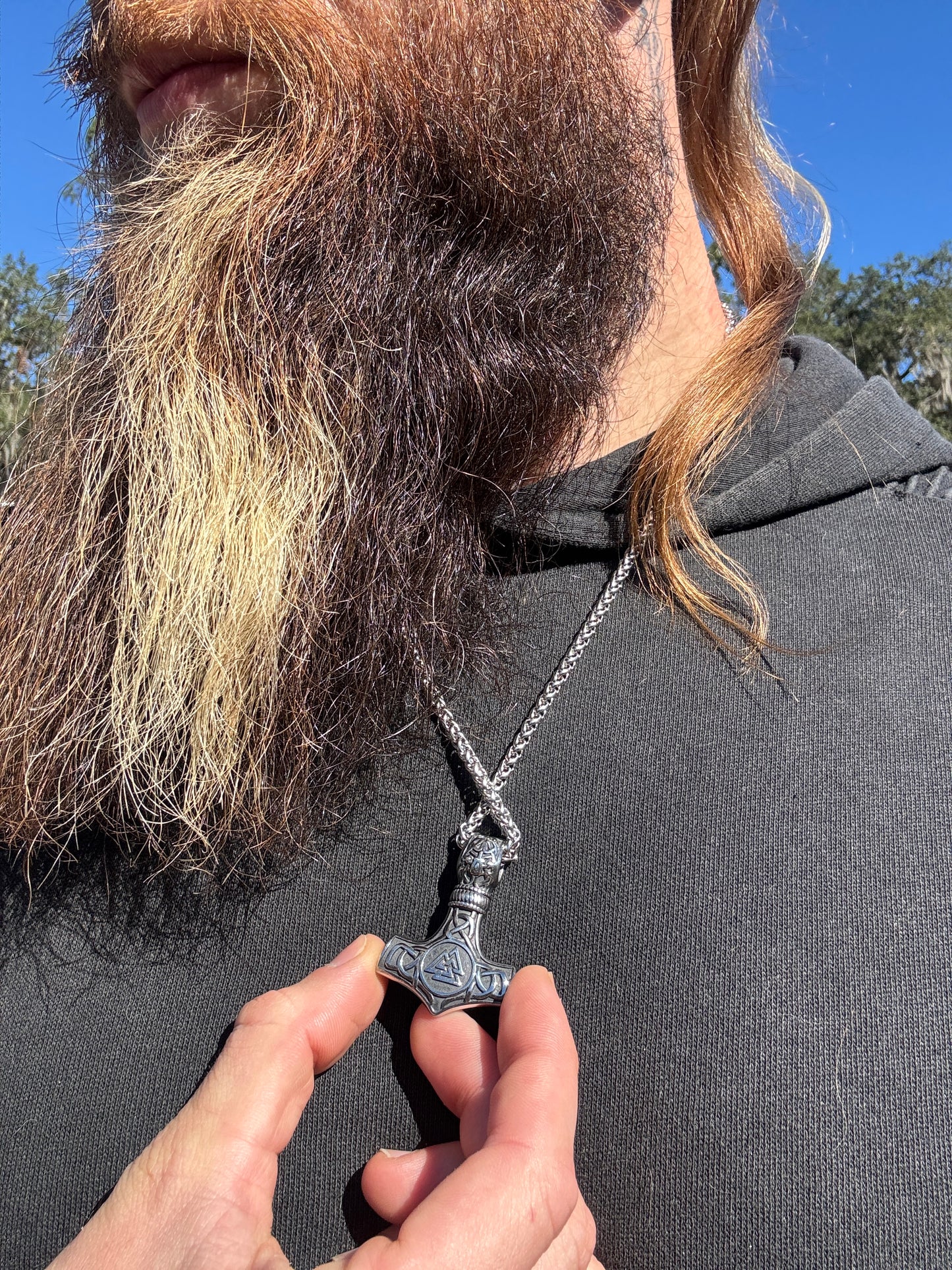Modern Mjolnir Necklace