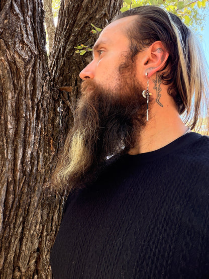 Viking Axe Dangle Earrings