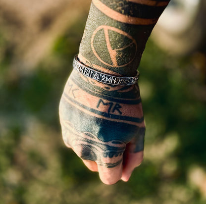 “Hail Odin” Runic Bracelet