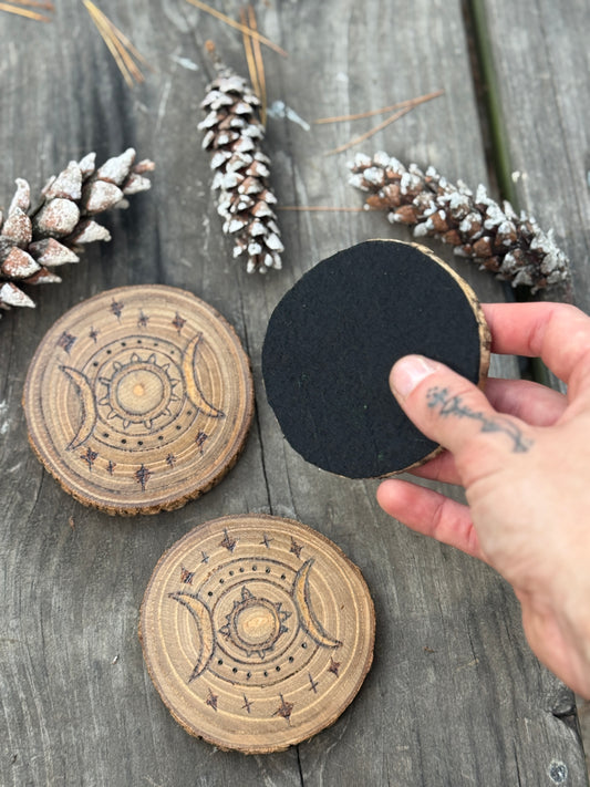 Moon Goddess Altar Accessories (Handmade Artwork)
