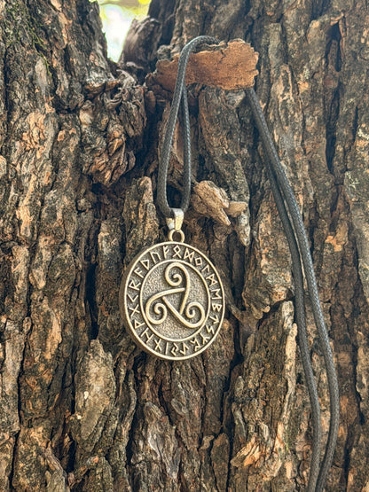 Triskelion Rune Pendant