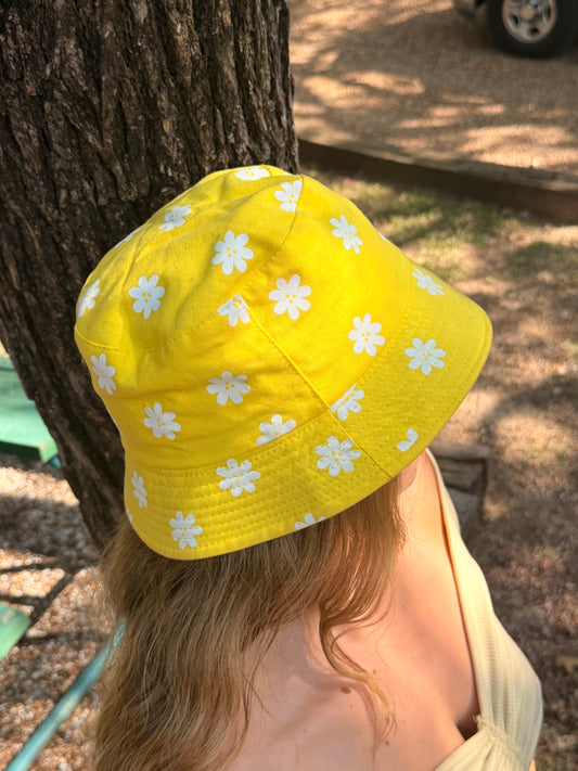 Yellow Daisy Bucket Hat