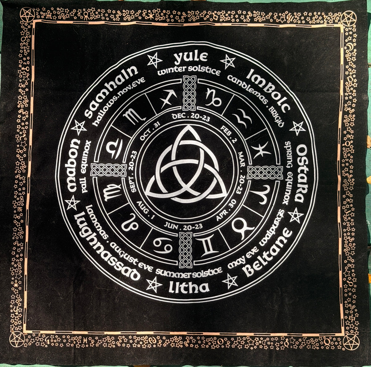 Wheel of the Year Altar Cloth