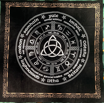 Wheel of the Year Altar Cloth