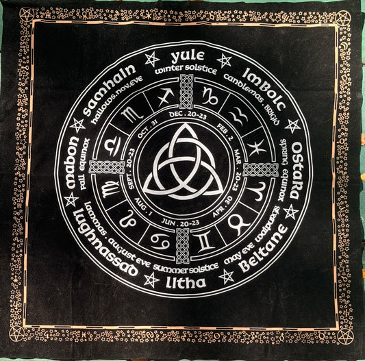 Wheel of the Year Altar Cloth