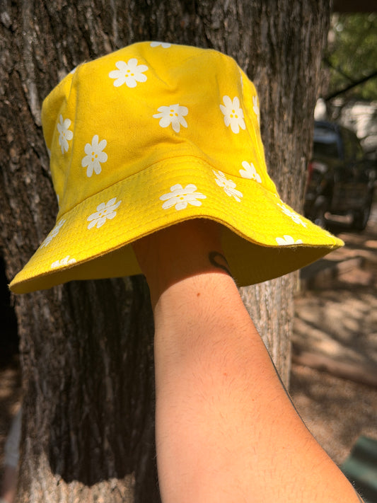 Yellow Daisy Bucket Hat