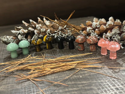 Forest Spirit Mushroom Earrings