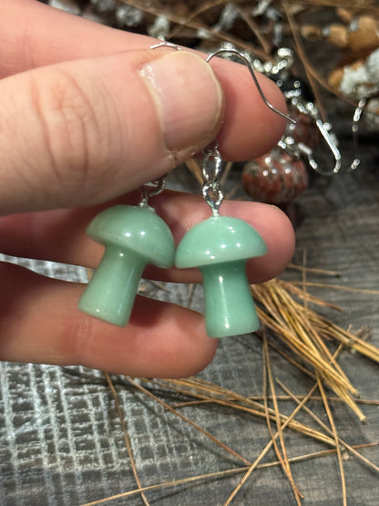 Forest Spirit Mushroom Earrings