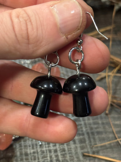Forest Spirit Mushroom Earrings